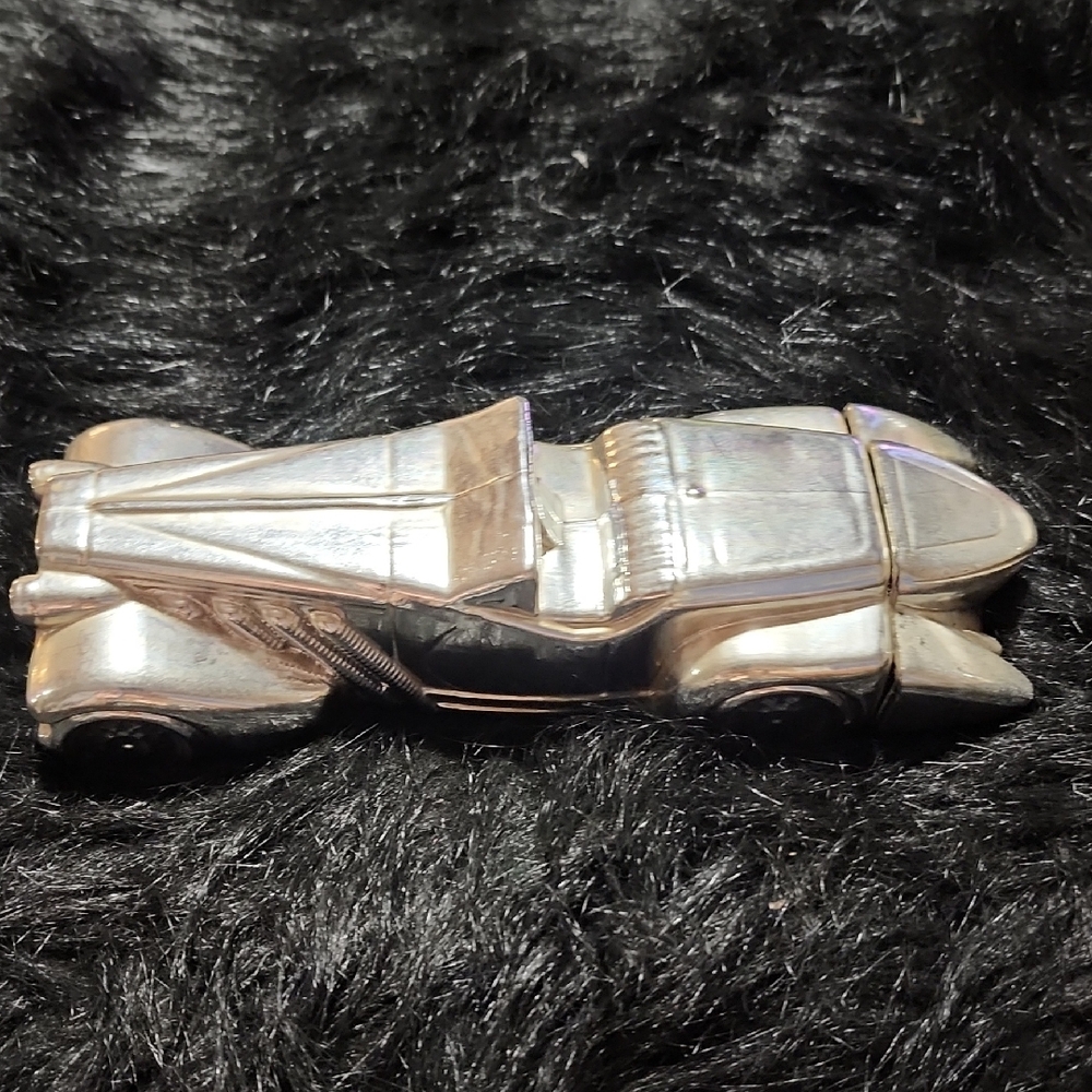 AVON Silver Duesenberg Vintage Car Model. EMPTY DECANTER !!
